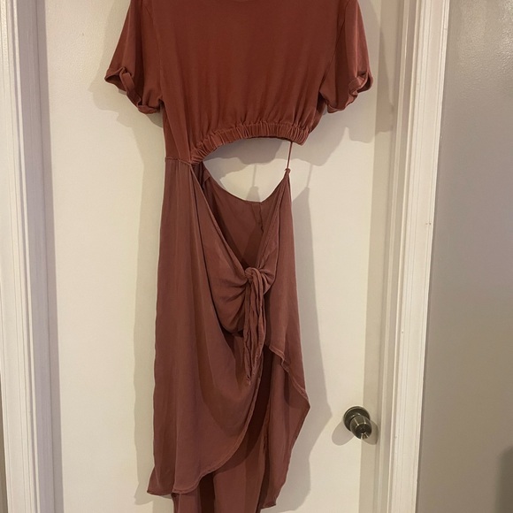Free People Midi Dress and Jacket Set in Deep Mauve - Picture 6 of 8